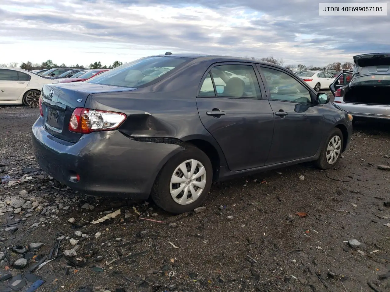JTDBL40E699057105 2009 Toyota Corolla Base