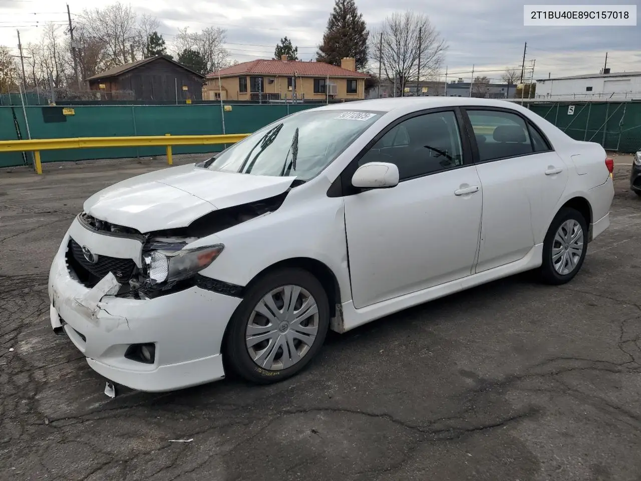 2T1BU40E89C157018 2009 Toyota Corolla Base