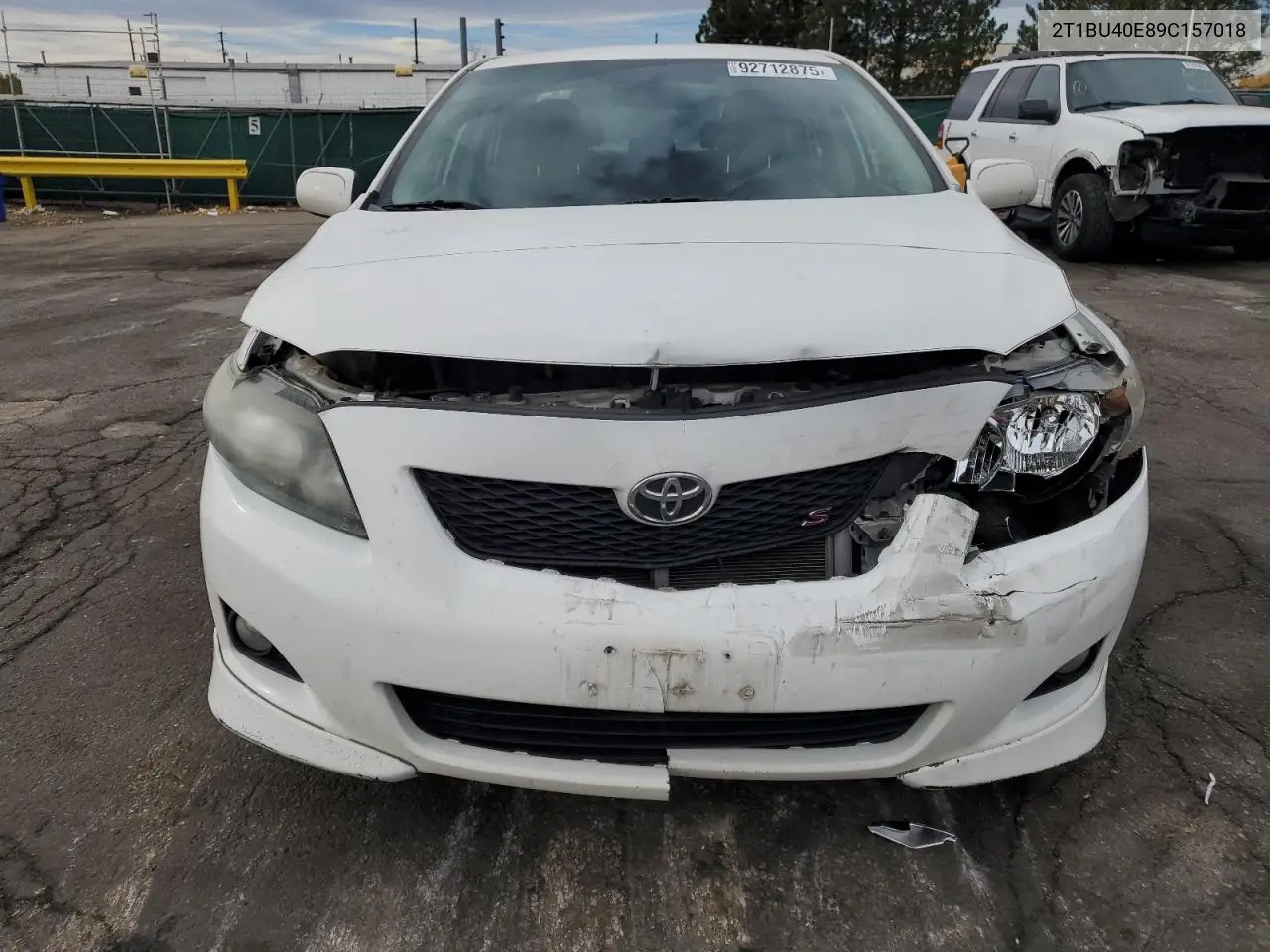 2T1BU40E89C157018 2009 Toyota Corolla Base