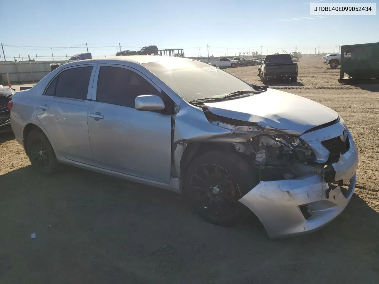 JTDBL40E099052434 2009 Toyota Corolla Base