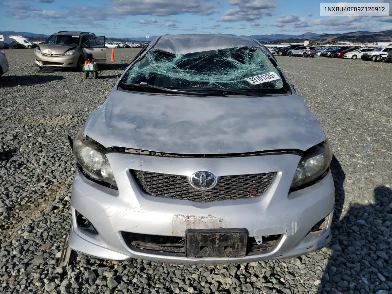 1NXBU40E09Z126912 2009 Toyota Corolla Base