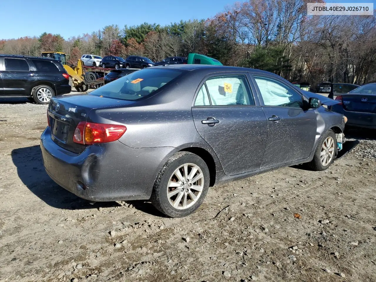 JTDBL40E29J026710 2009 Toyota Corolla Base