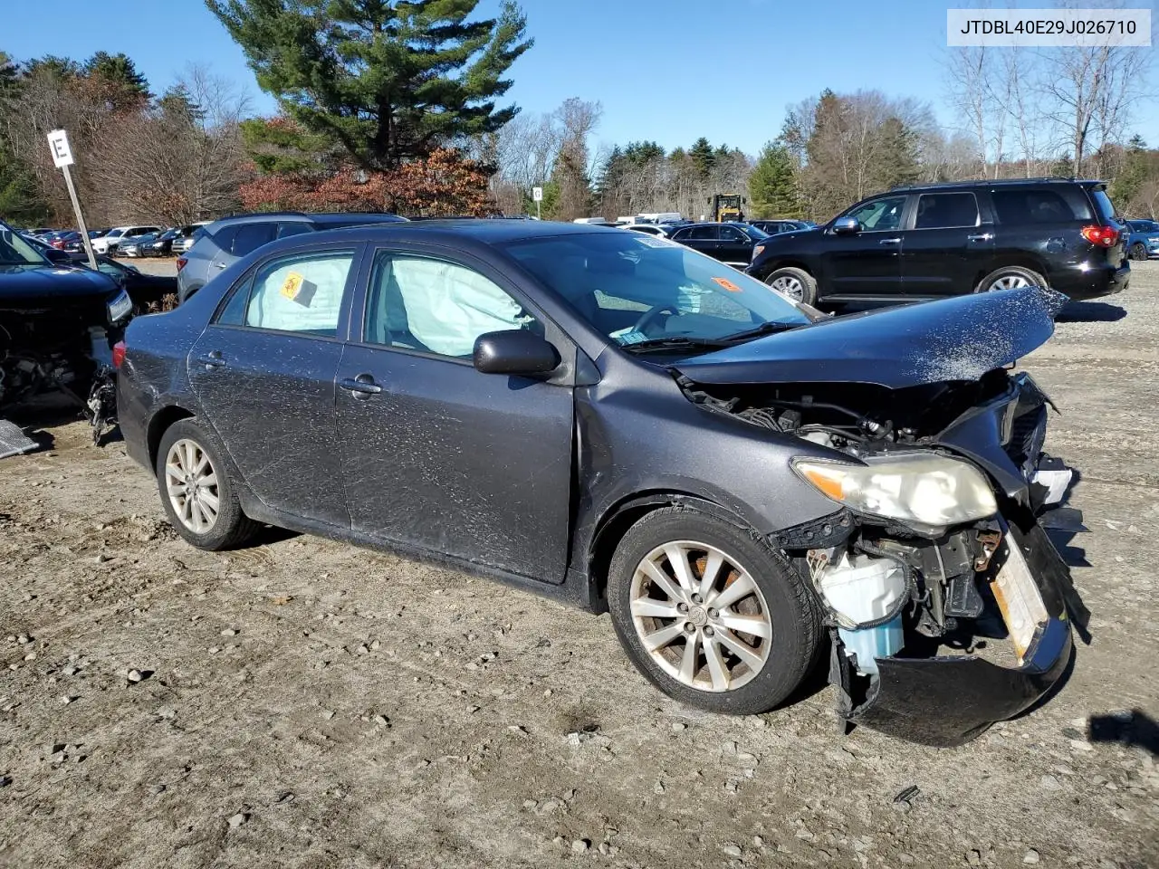 JTDBL40E29J026710 2009 Toyota Corolla Base