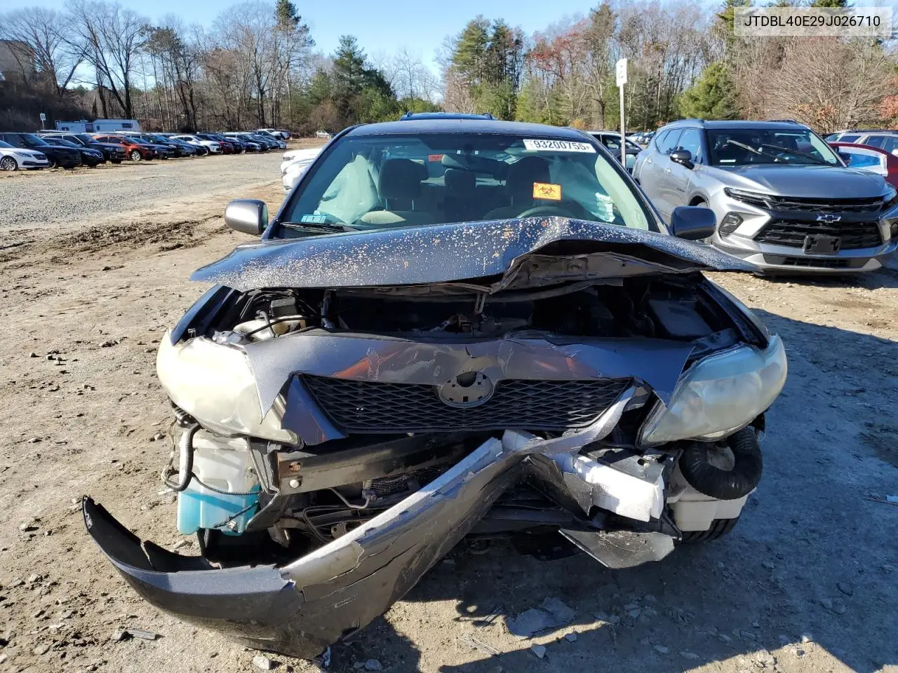 JTDBL40E29J026710 2009 Toyota Corolla Base