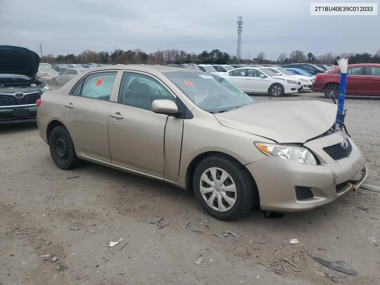 2T1BU40E39C012033 2009 Toyota Corolla Base