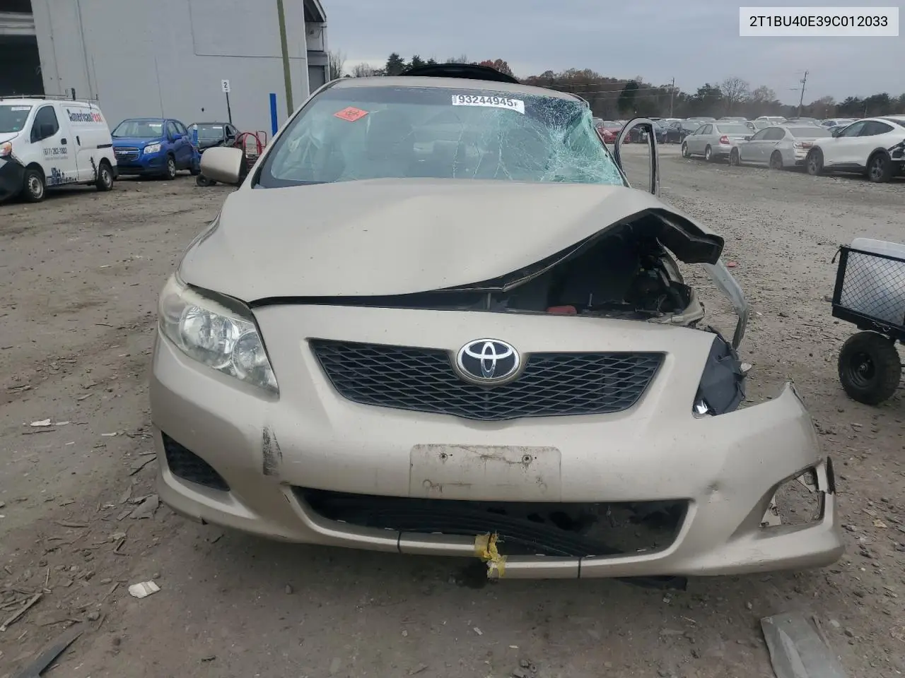 2T1BU40E39C012033 2009 Toyota Corolla Base