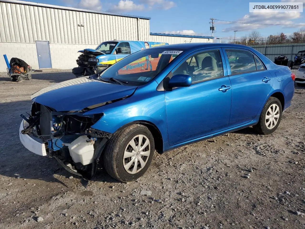JTDBL40E999077851 2009 Toyota Corolla Base