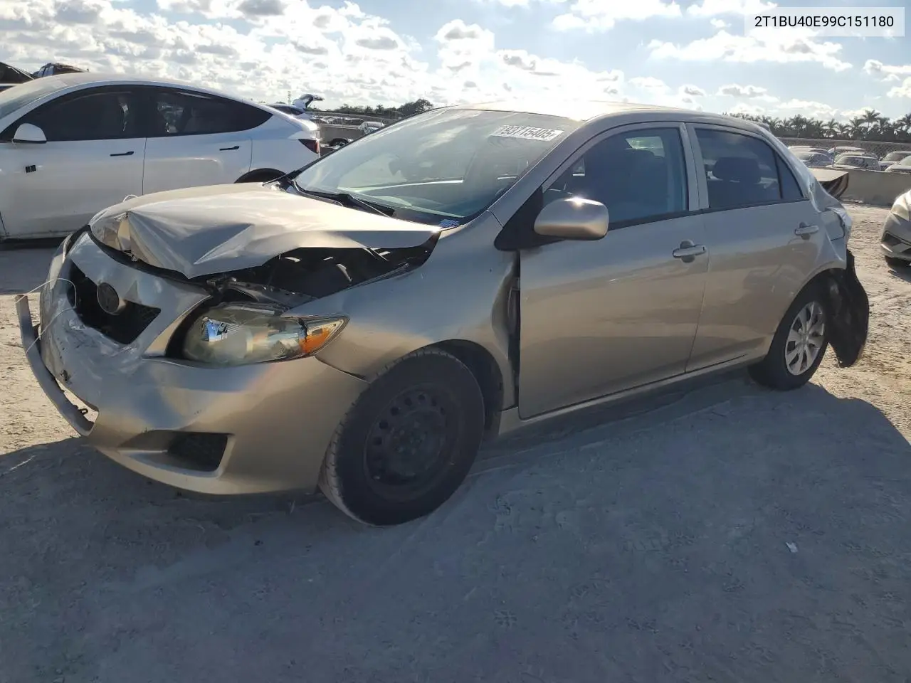 2T1BU40E99C151180 2009 Toyota Corolla Base