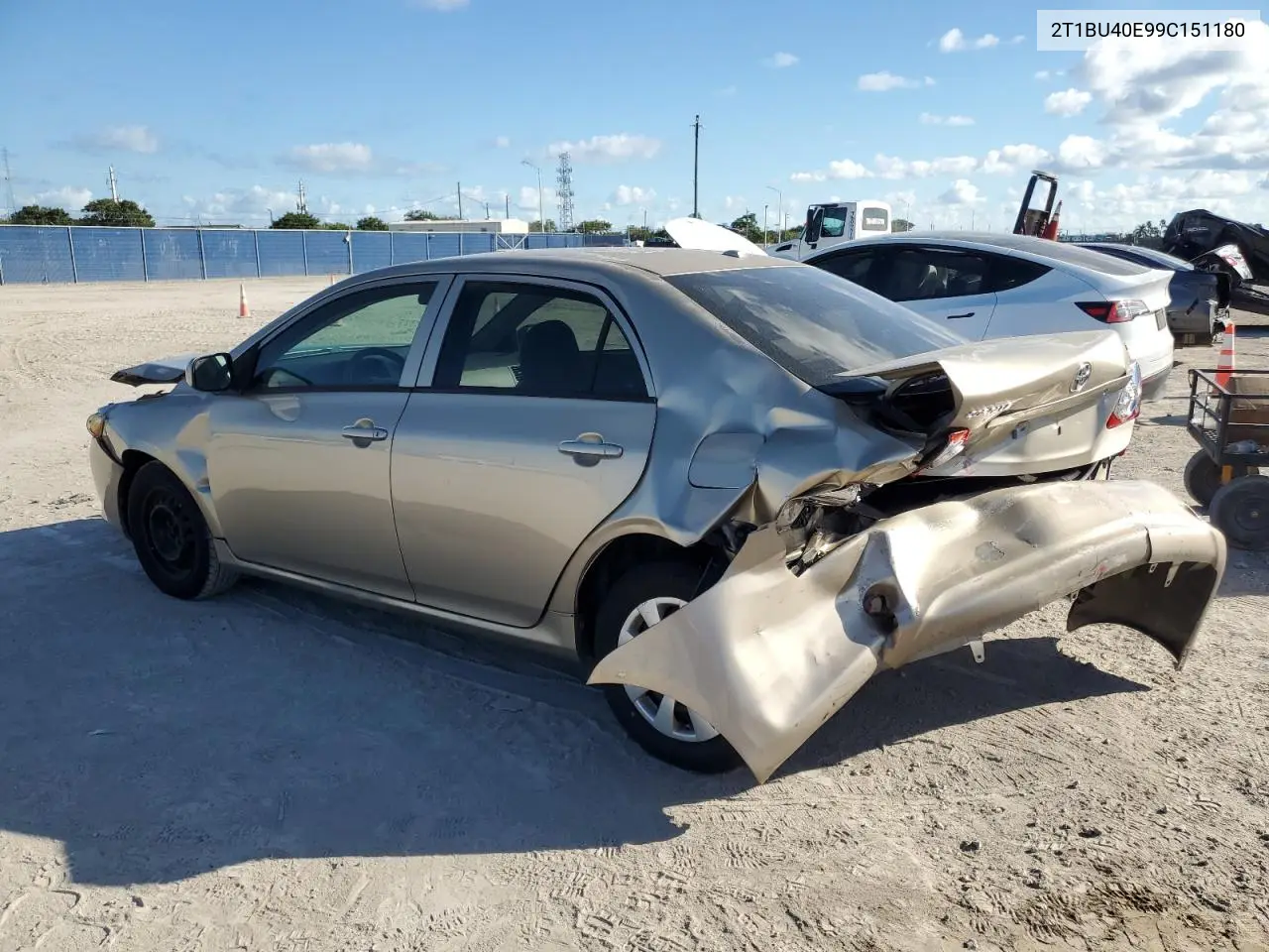 2T1BU40E99C151180 2009 Toyota Corolla Base