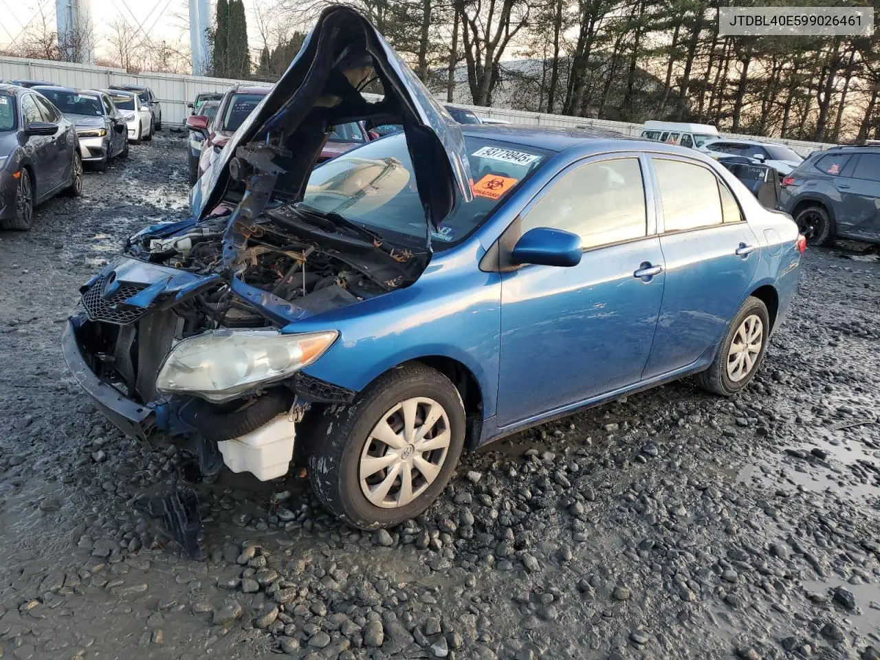 JTDBL40E599026461 2009 Toyota Corolla Base