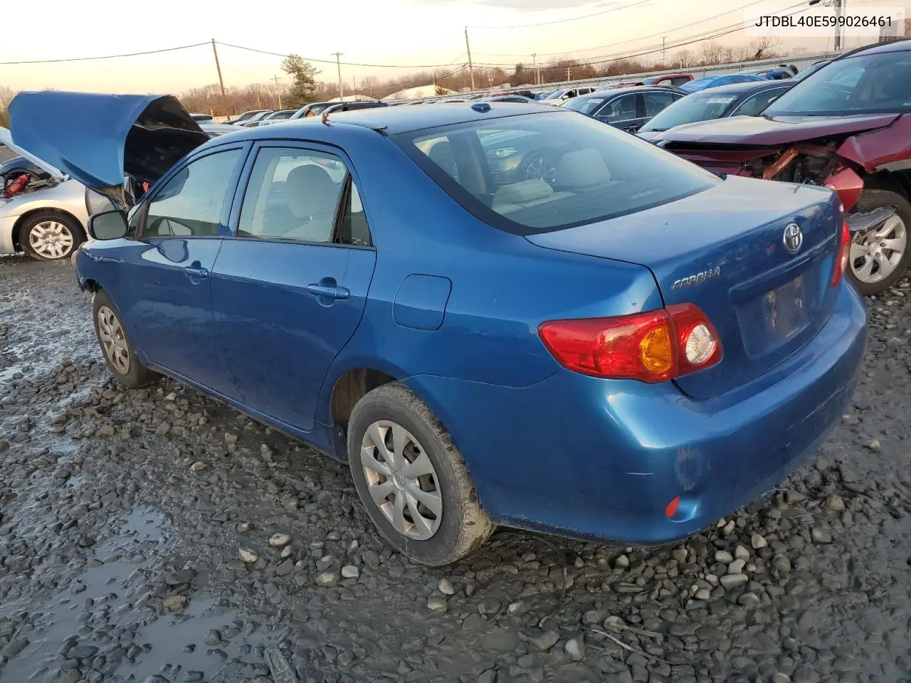 JTDBL40E599026461 2009 Toyota Corolla Base