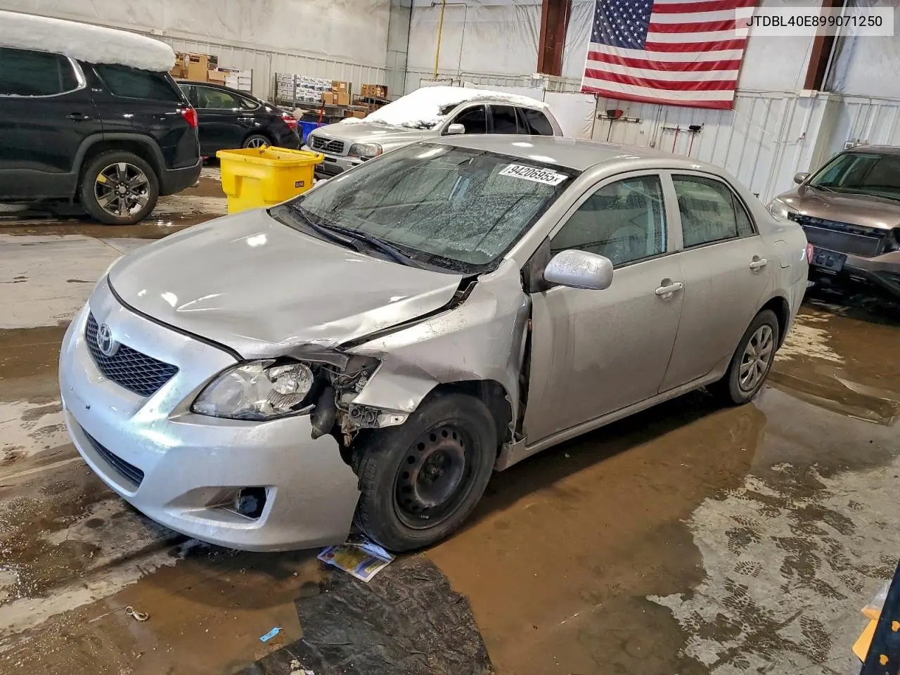 JTDBL40E899071250 2009 Toyota Corolla Base