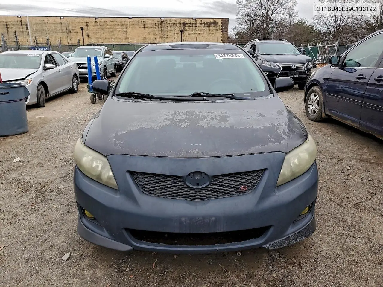 2T1BU40E39C133192 2009 Toyota Corolla Base
