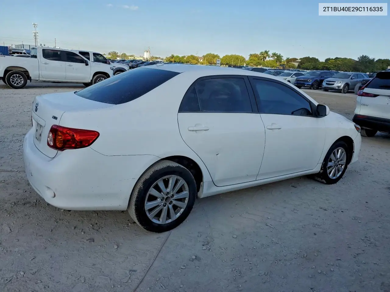 2T1BU40E29C116335 2009 Toyota Corolla Base