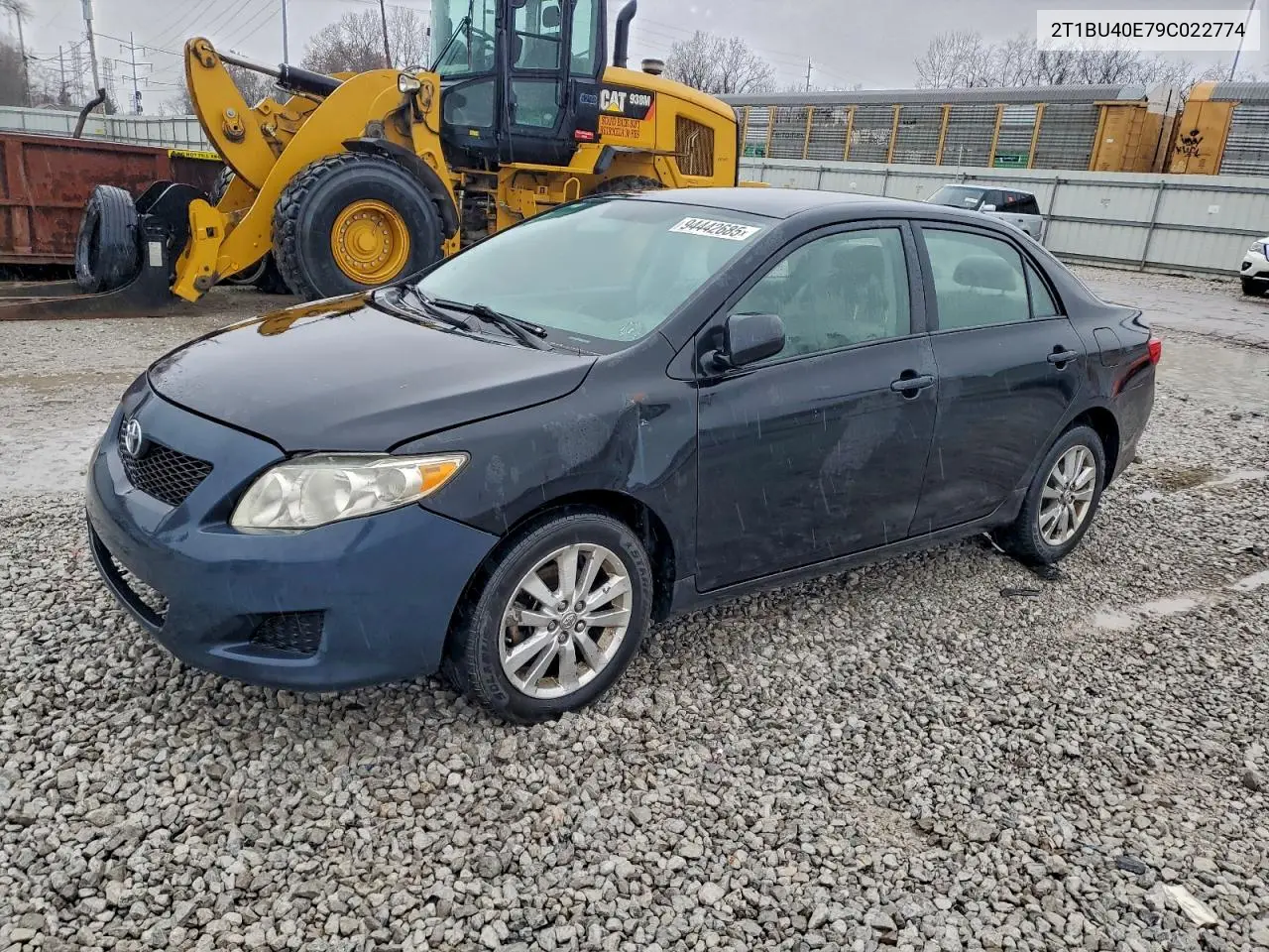 2T1BU40E79C022774 2009 Toyota Corolla Base