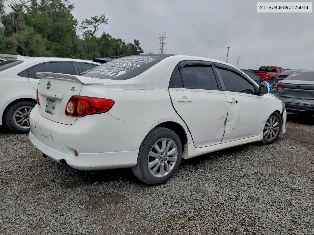 2T1BU40E89C126013 2009 Toyota Corolla Base