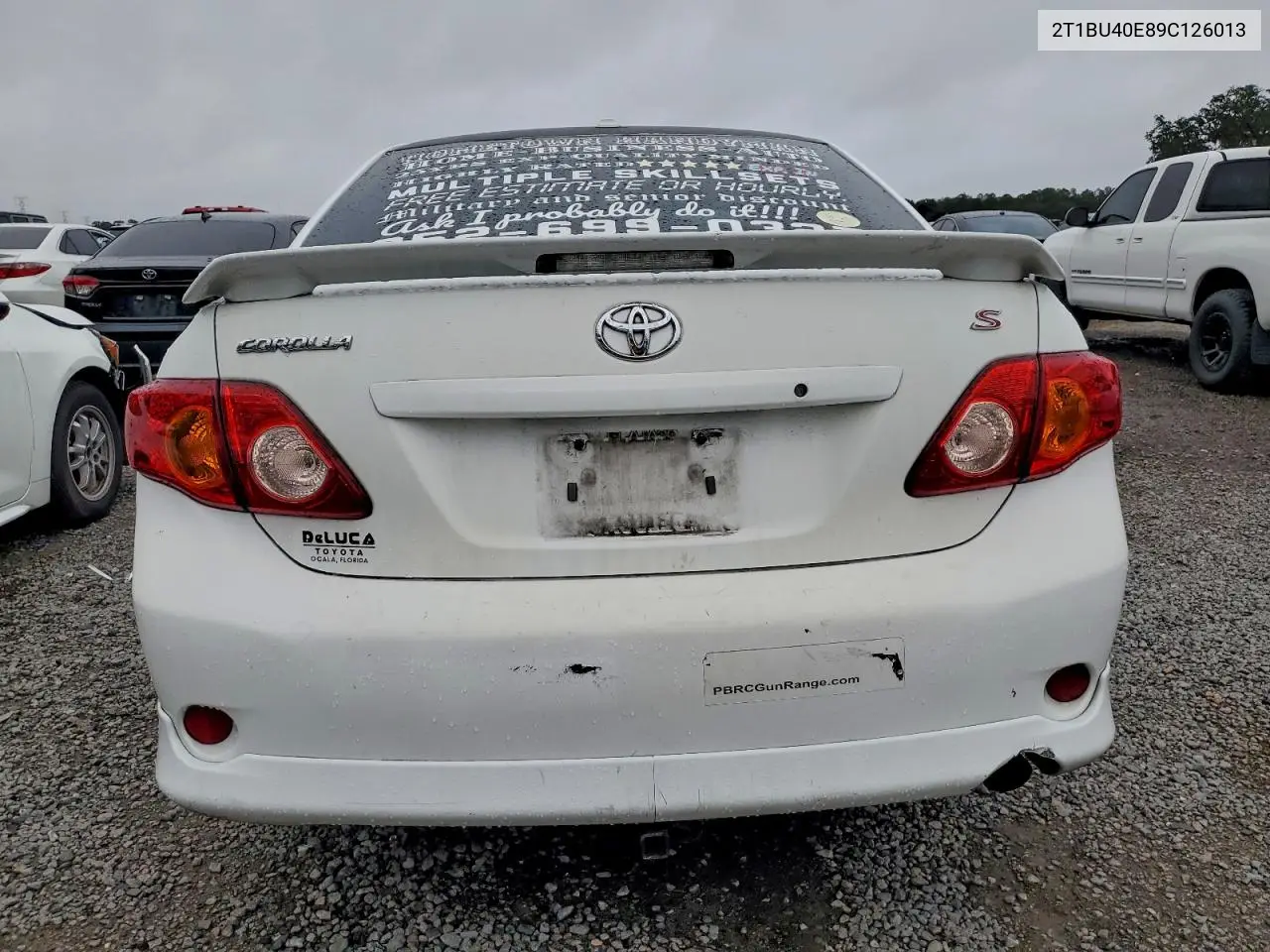 2T1BU40E89C126013 2009 Toyota Corolla Base