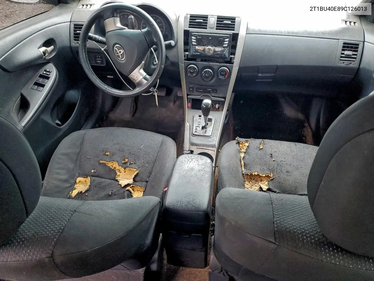 2T1BU40E89C126013 2009 Toyota Corolla Base