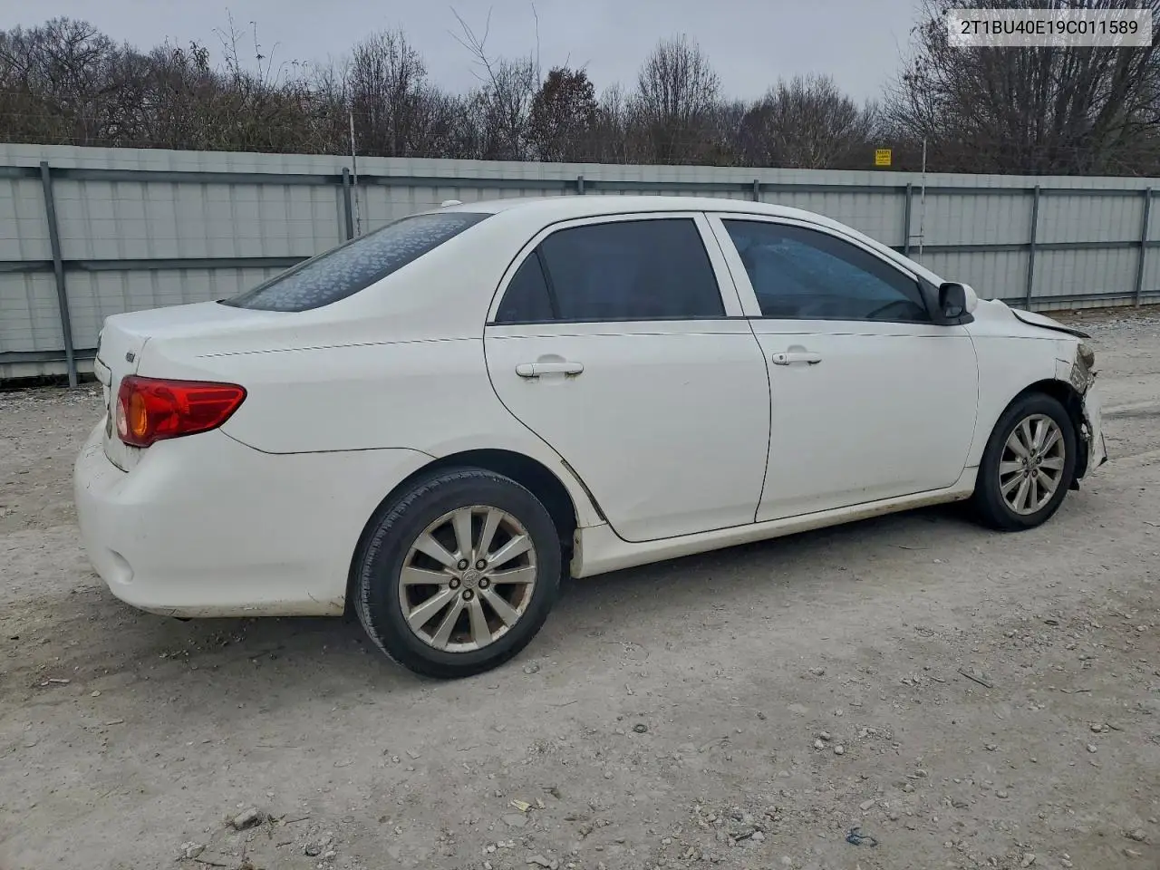 2T1BU40E19C011589 2009 Toyota Corolla Base