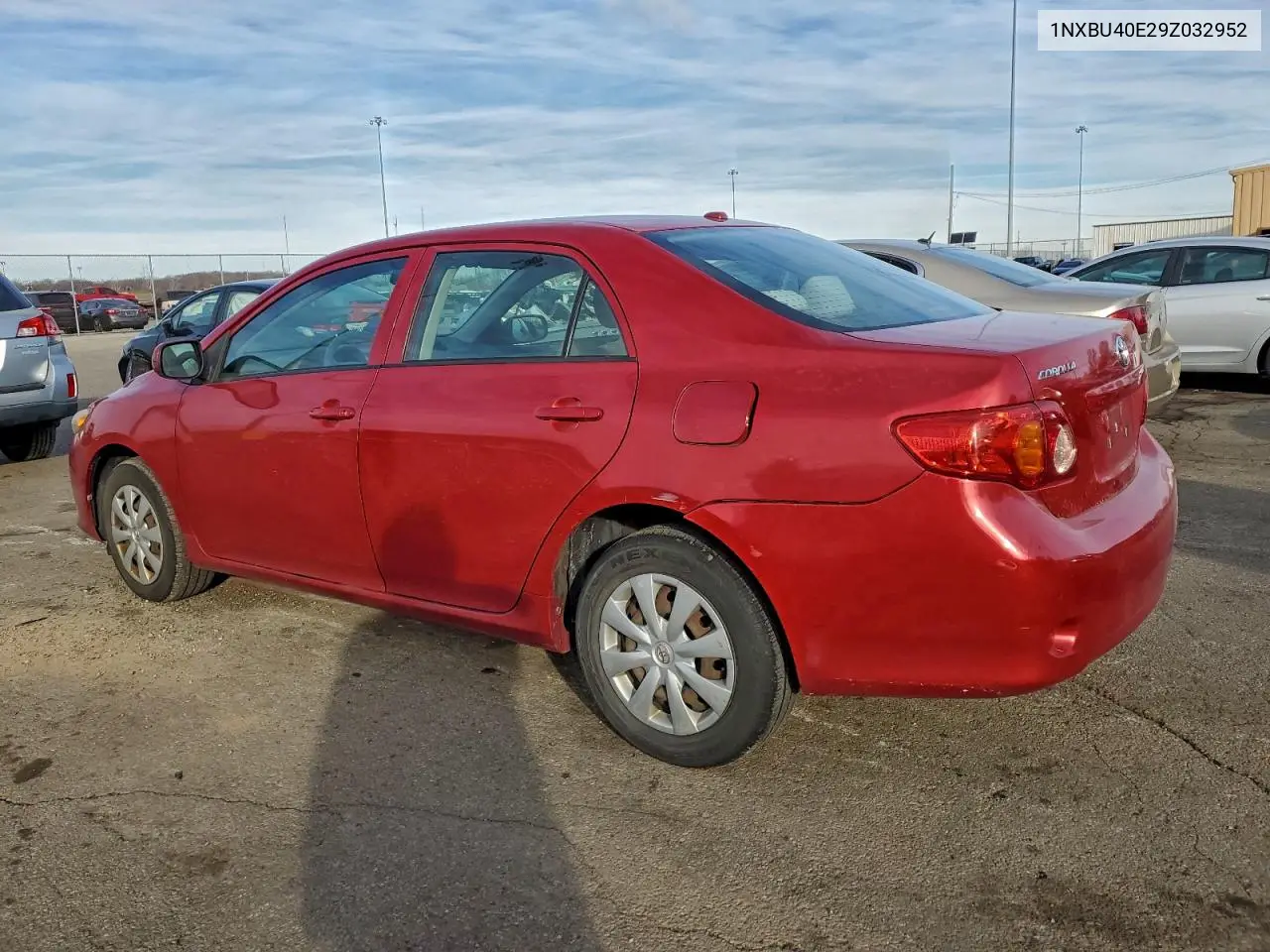 1NXBU40E29Z032952 2009 Toyota Corolla Base