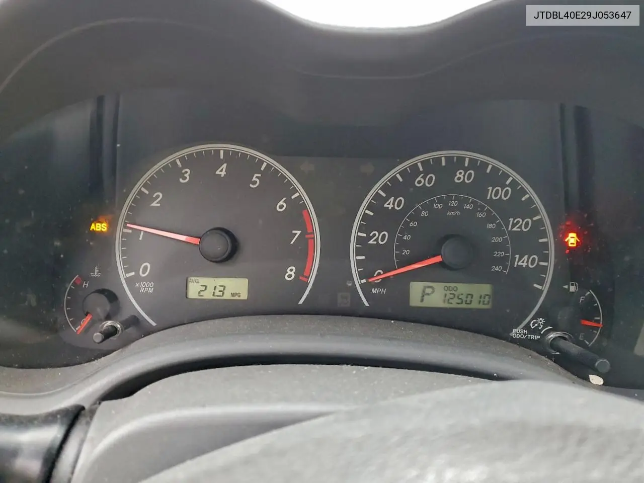JTDBL40E29J053647 2009 Toyota Corolla Base