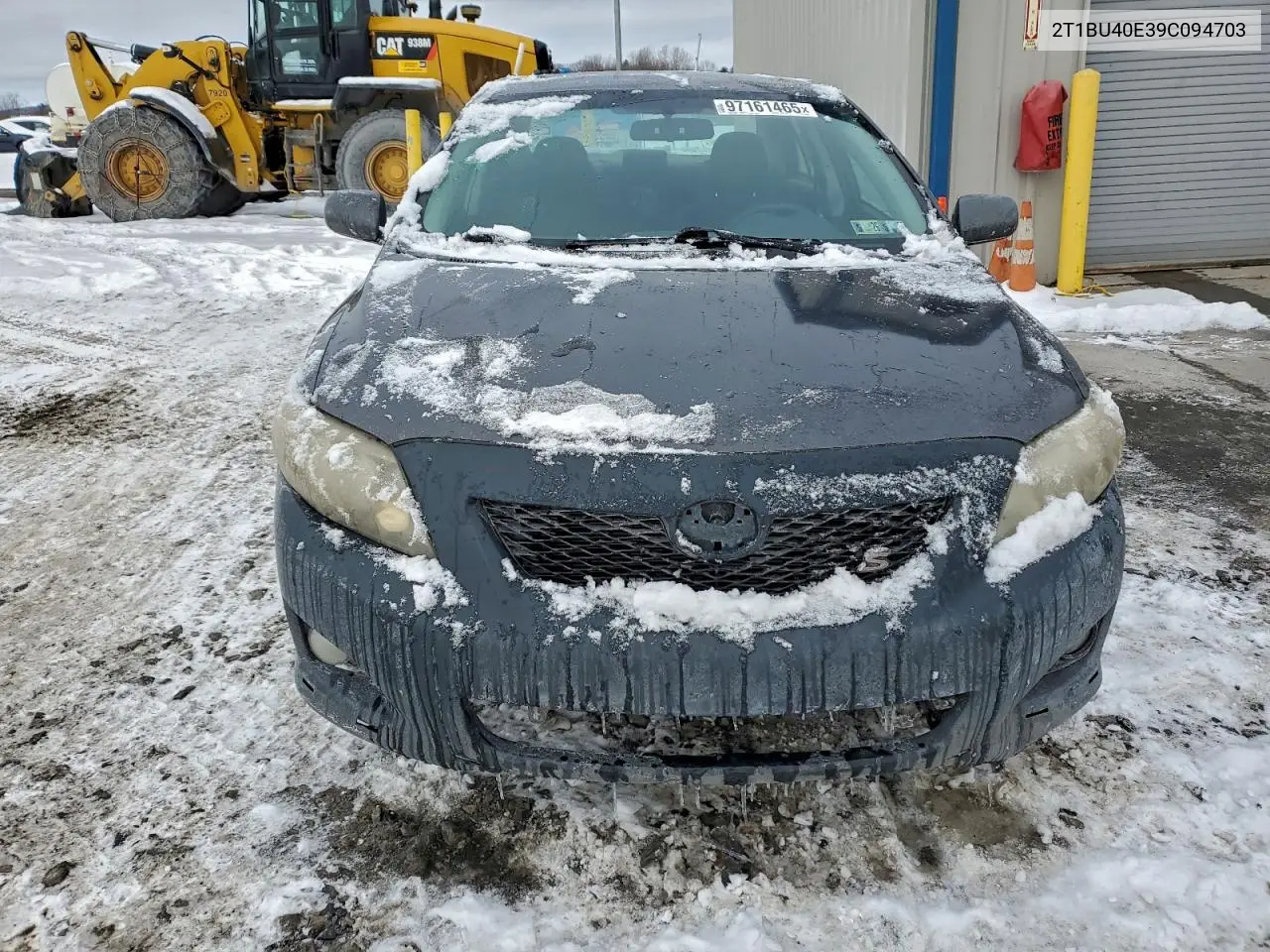 2T1BU40E39C094703 2009 Toyota Corolla Base