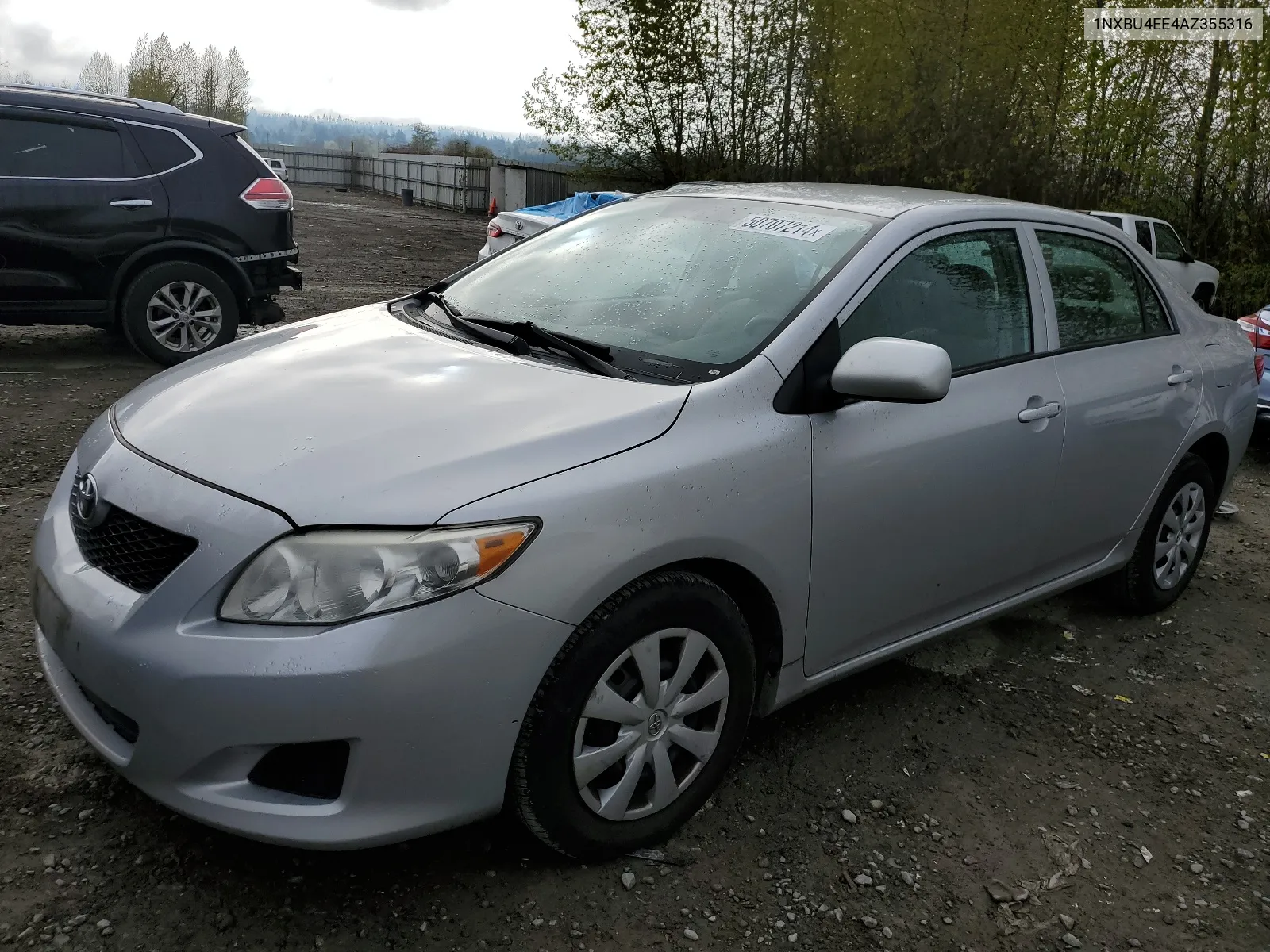 2010 Toyota Corolla Base VIN: 1NXBU4EE4AZ355316 Lot: 50707214