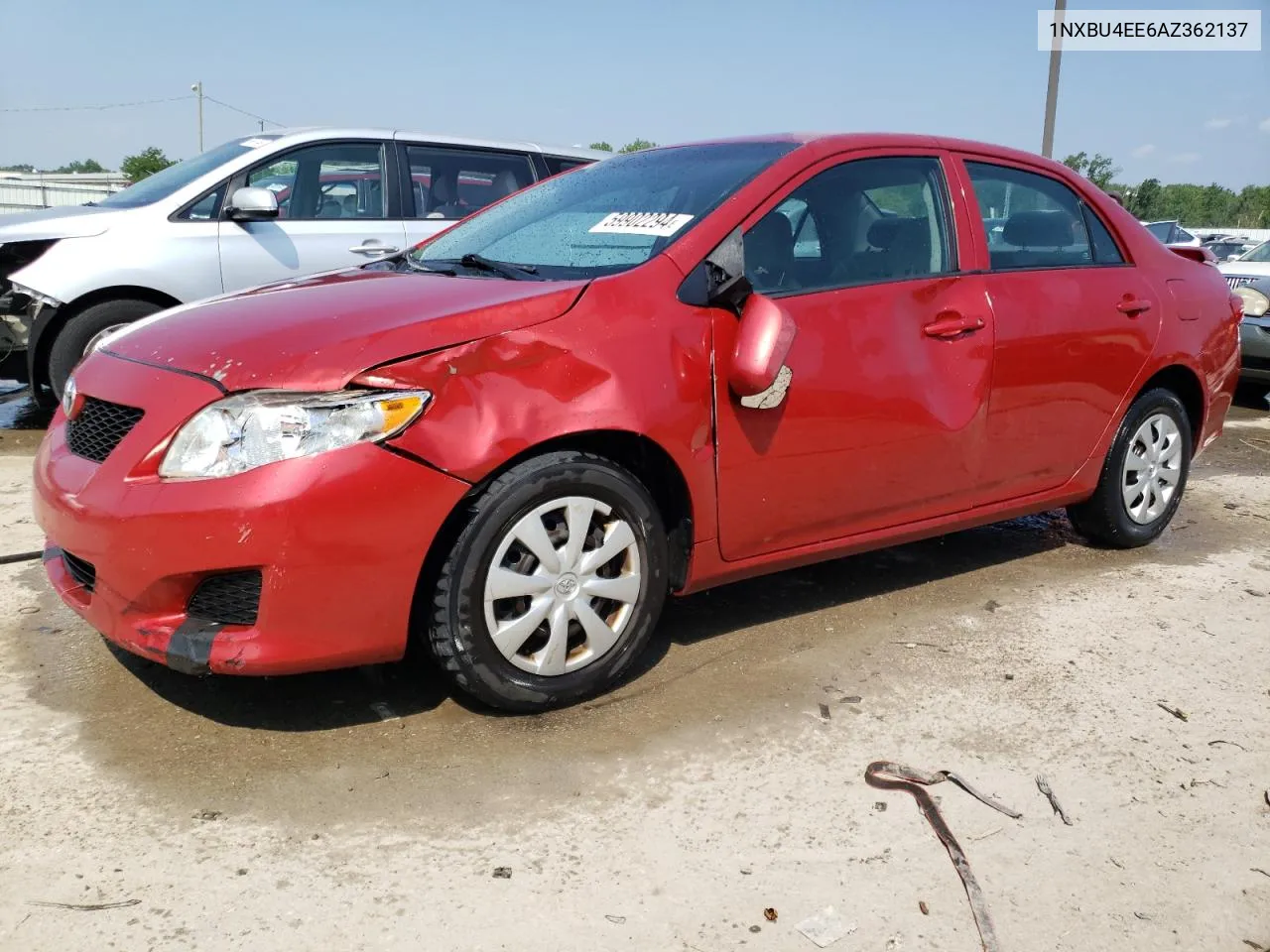 2010 Toyota Corolla Base VIN: 1NXBU4EE6AZ362137 Lot: 59902294