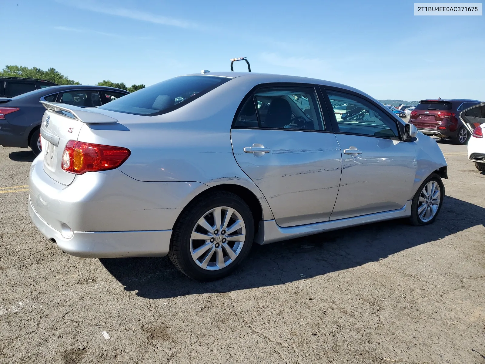 2010 Toyota Corolla Base VIN: 2T1BU4EE0AC371675 Lot: 61653344