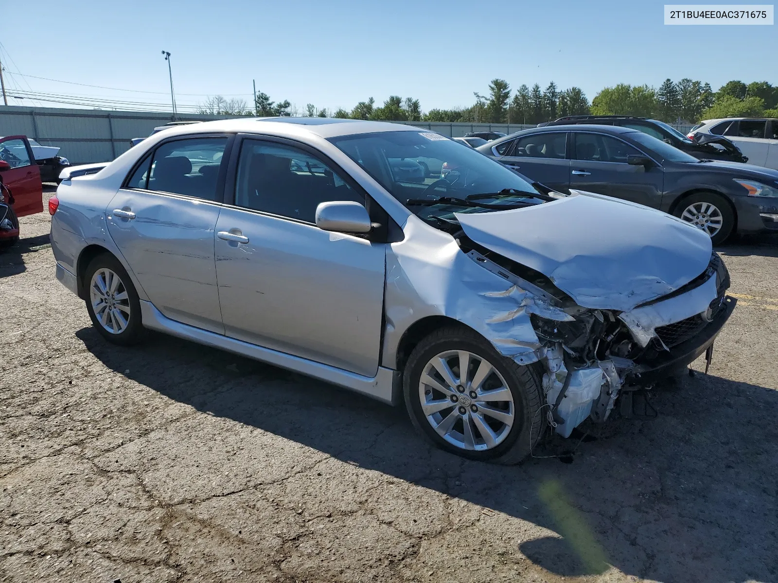 2T1BU4EE0AC371675 2010 Toyota Corolla Base