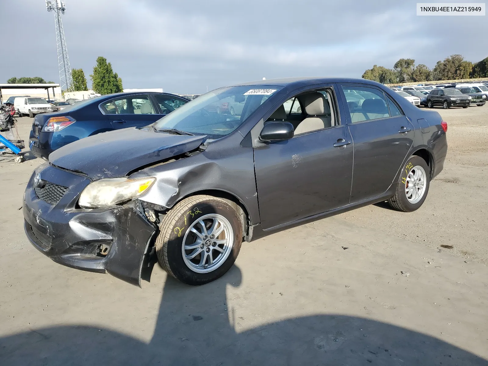 2010 Toyota Corolla Base VIN: 1NXBU4EE1AZ215949 Lot: 65087084