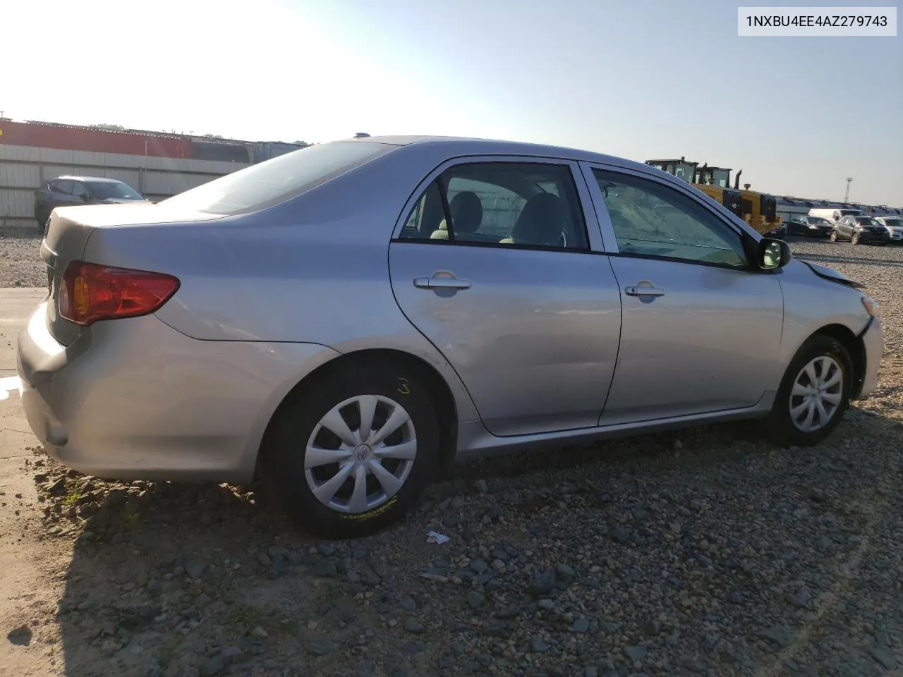 2010 Toyota Corolla Base VIN: 1NXBU4EE4AZ279743 Lot: 67123454