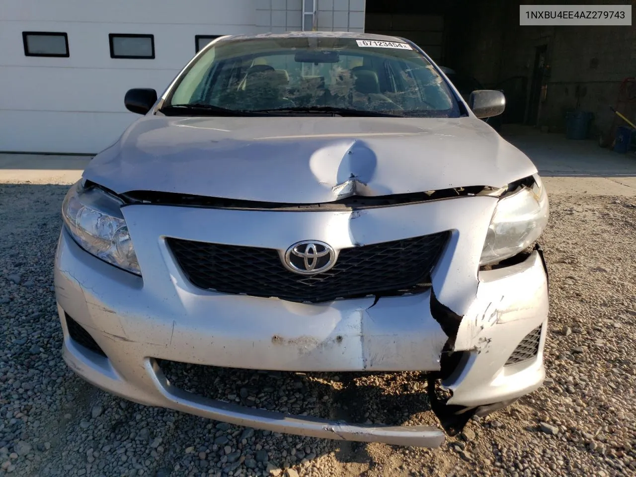 2010 Toyota Corolla Base VIN: 1NXBU4EE4AZ279743 Lot: 67123454