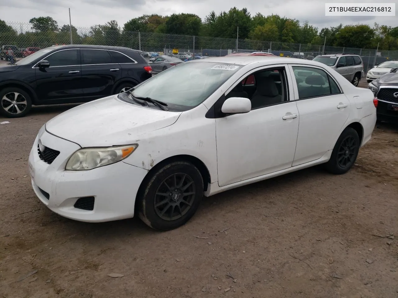 2010 Toyota Corolla Base VIN: 2T1BU4EEXAC216812 Lot: 69807274