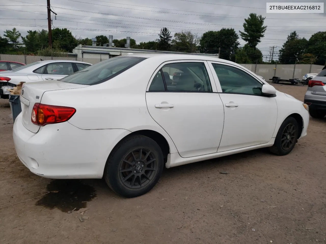 2010 Toyota Corolla Base VIN: 2T1BU4EEXAC216812 Lot: 69807274