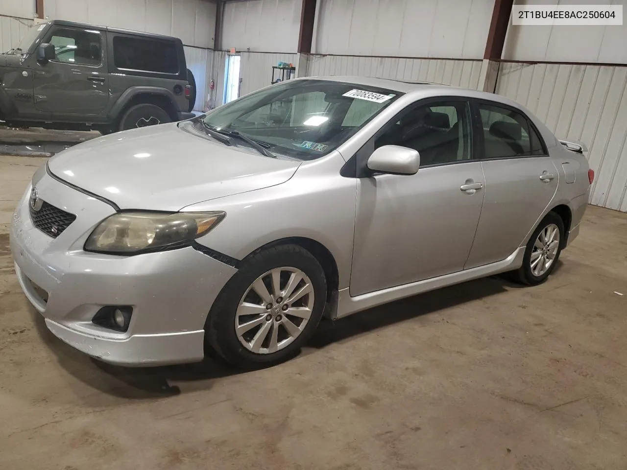 2010 Toyota Corolla Base VIN: 2T1BU4EE8AC250604 Lot: 70083594