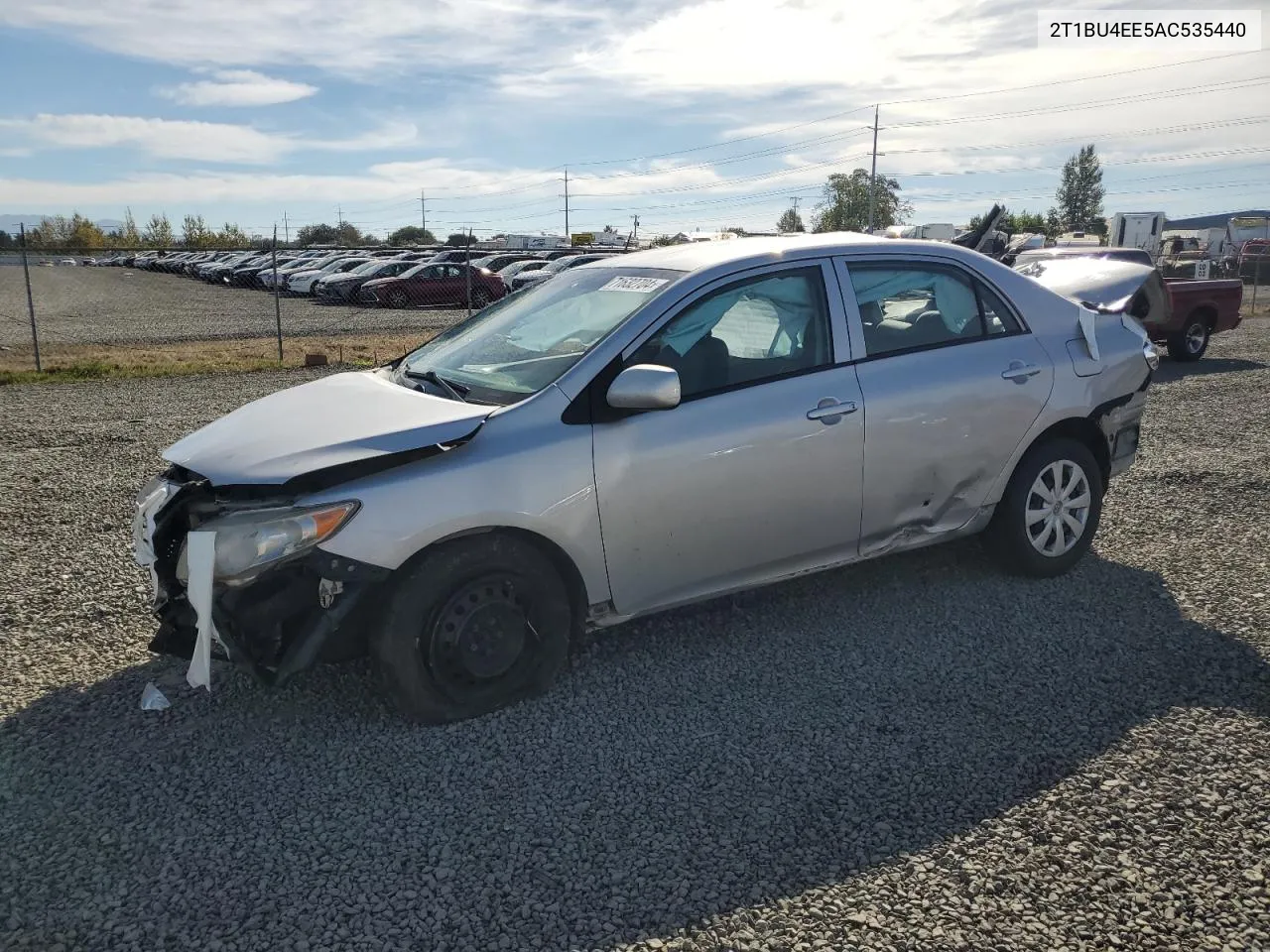 2010 Toyota Corolla Base VIN: 2T1BU4EE5AC535440 Lot: 71632704