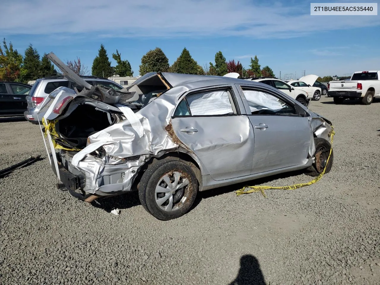 2010 Toyota Corolla Base VIN: 2T1BU4EE5AC535440 Lot: 71632704