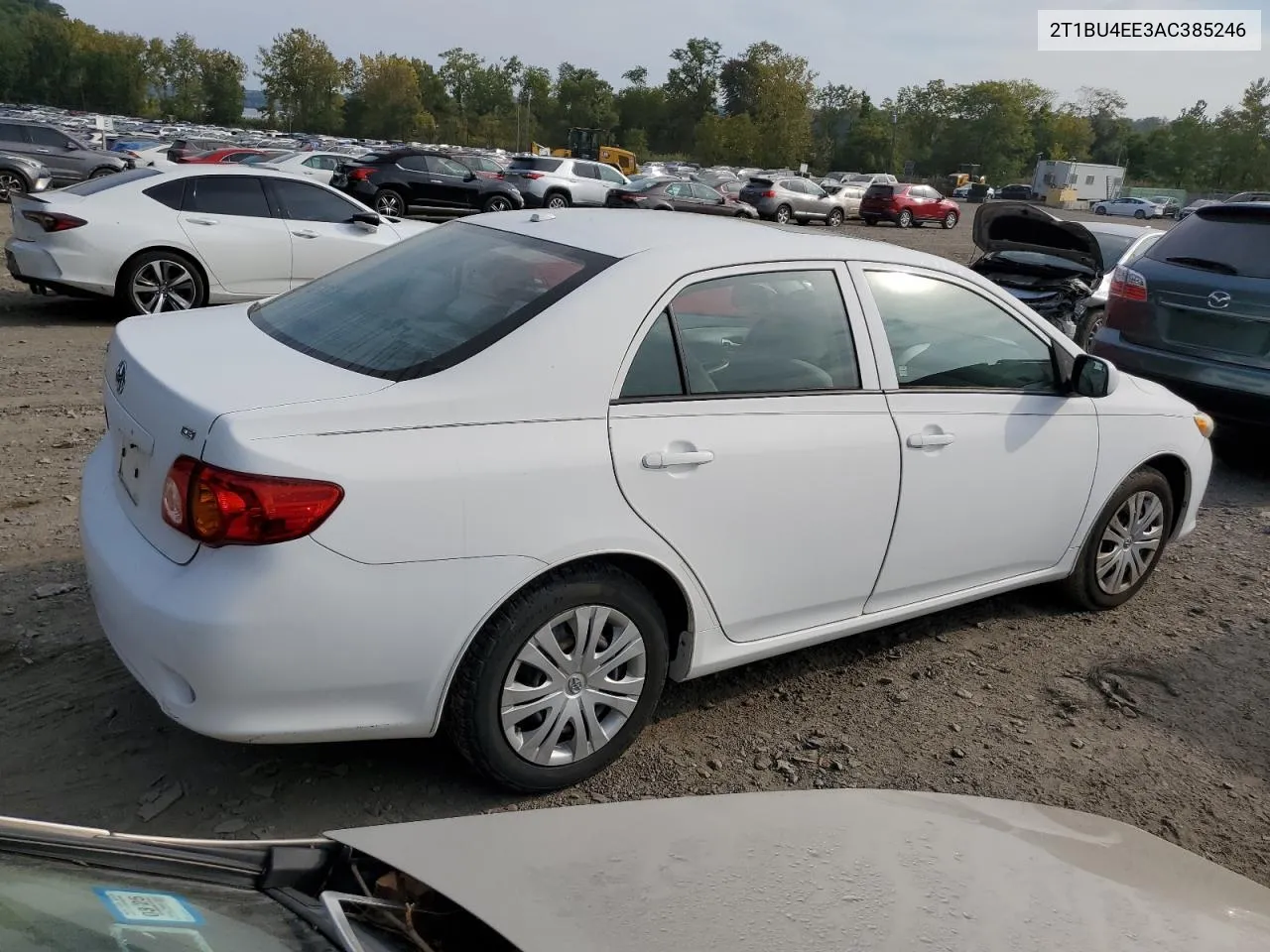 2010 Toyota Corolla Base VIN: 2T1BU4EE3AC385246 Lot: 72255854