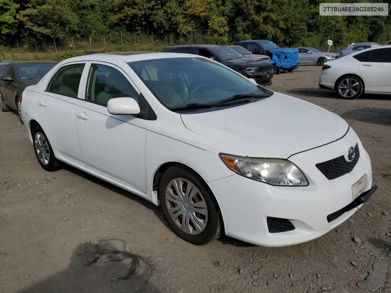 2010 Toyota Corolla Base VIN: 2T1BU4EE3AC385246 Lot: 72255854