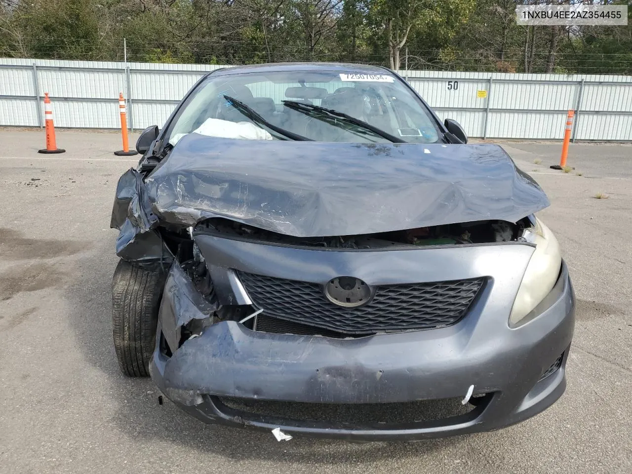 2010 Toyota Corolla Base VIN: 1NXBU4EE2AZ354455 Lot: 72507054