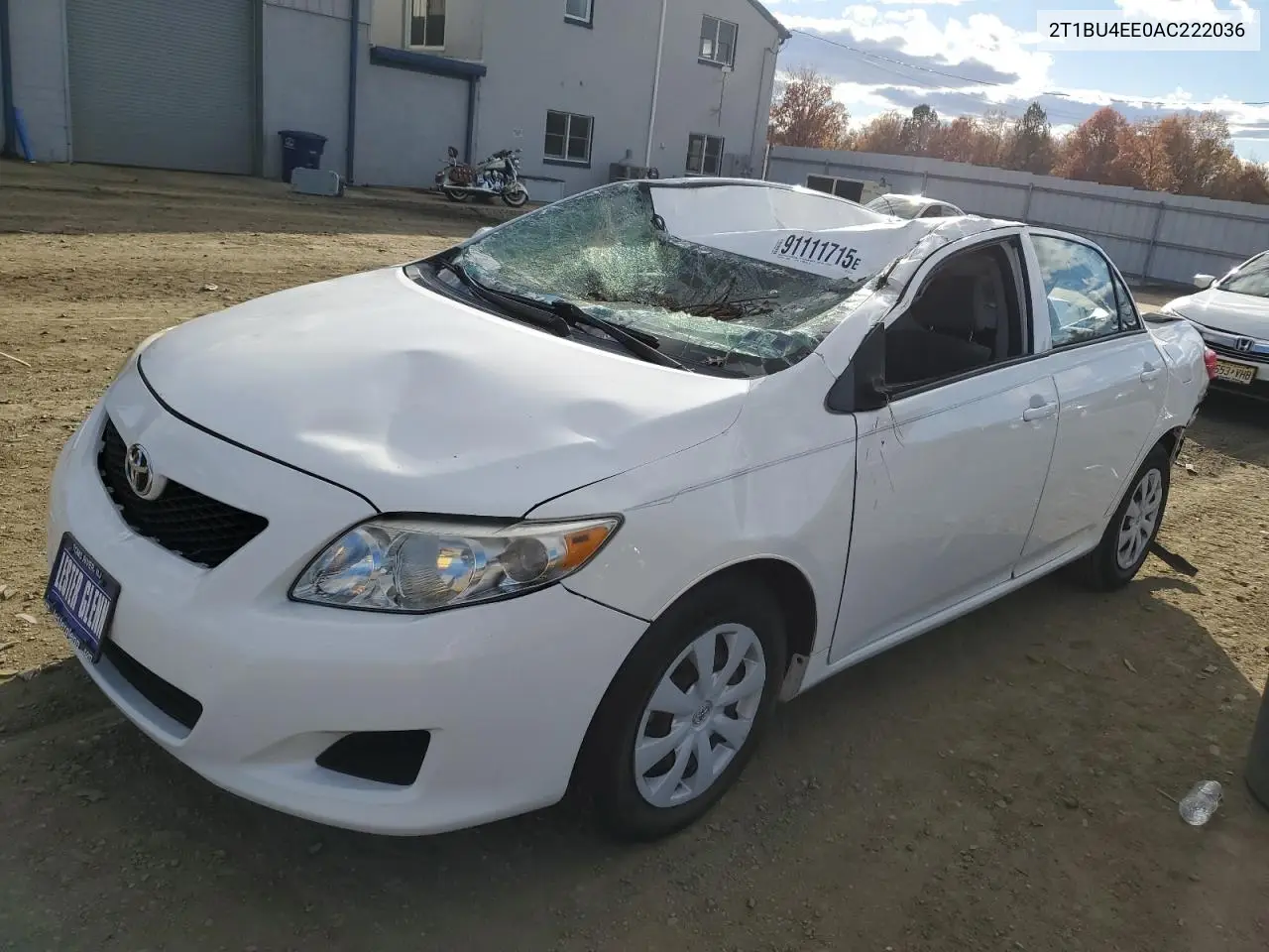 2T1BU4EE0AC222036 2010 Toyota Corolla Base