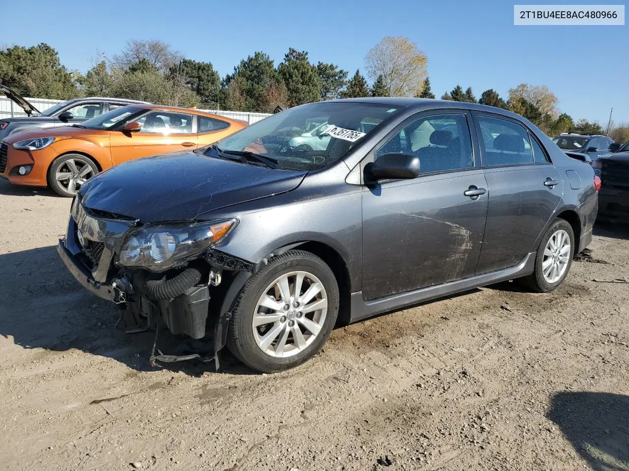 2T1BU4EE8AC480966 2010 Toyota Corolla Base
