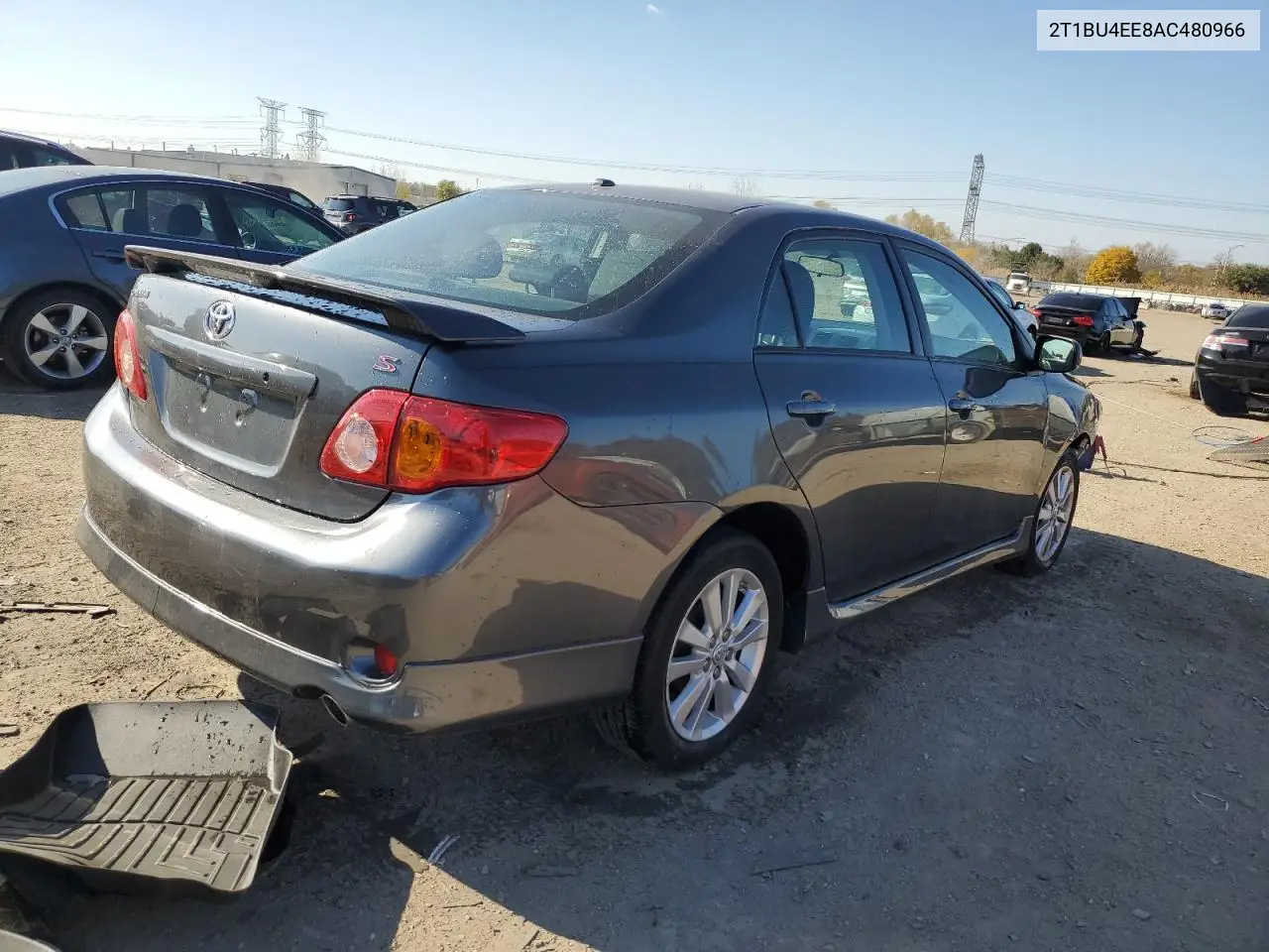 2T1BU4EE8AC480966 2010 Toyota Corolla Base