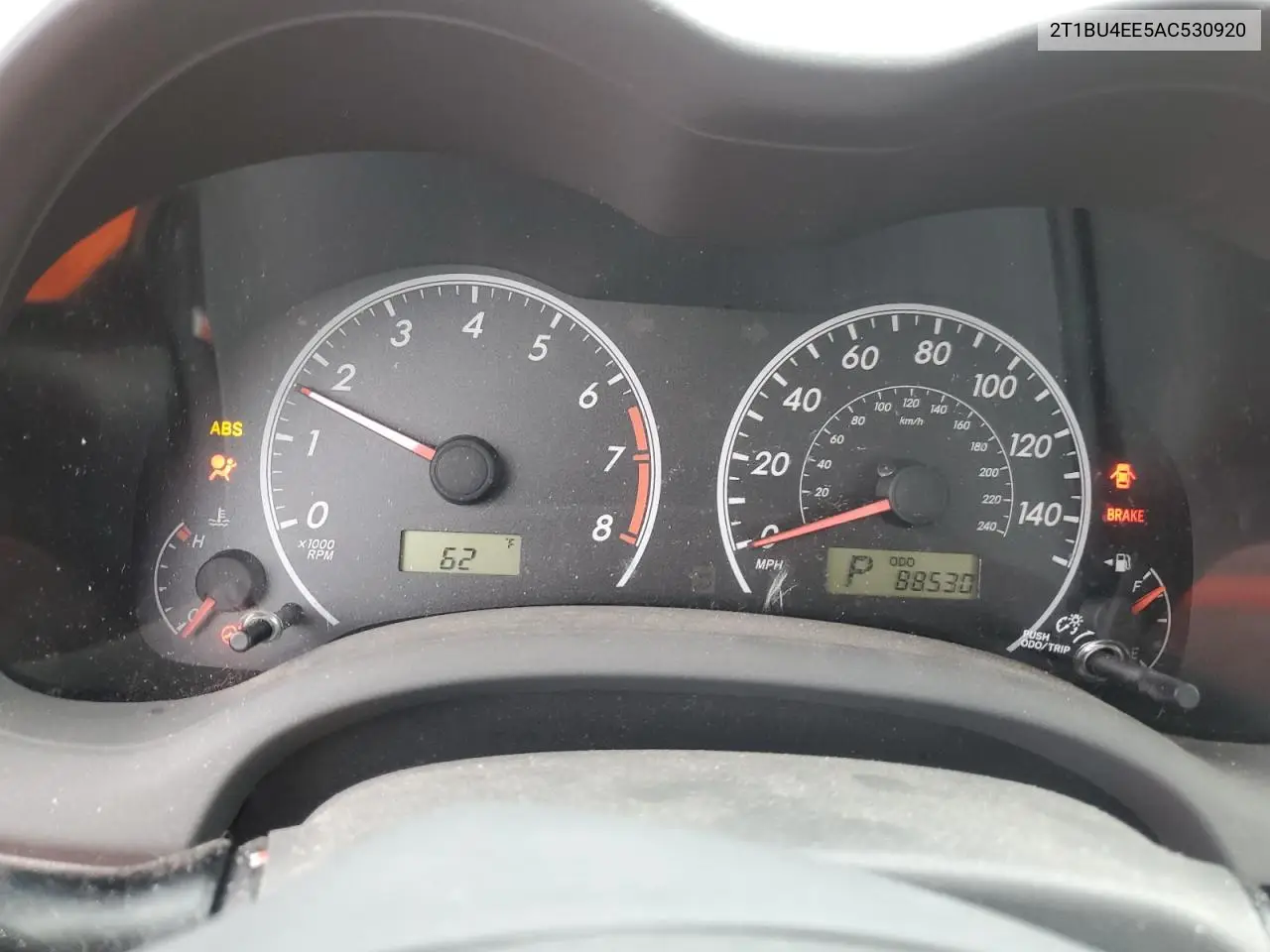 2T1BU4EE5AC530920 2010 Toyota Corolla Base