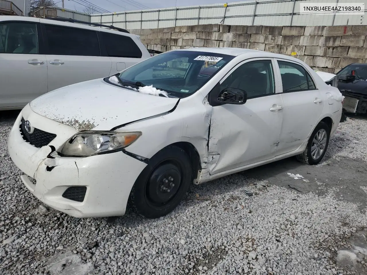 1NXBU4EE4AZ198340 2010 Toyota Corolla Base