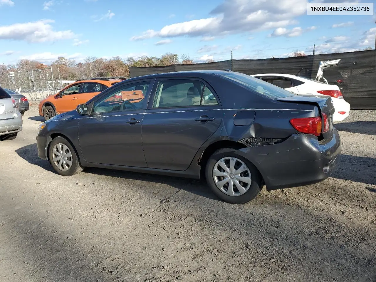 1NXBU4EE0AZ352736 2010 Toyota Corolla Base