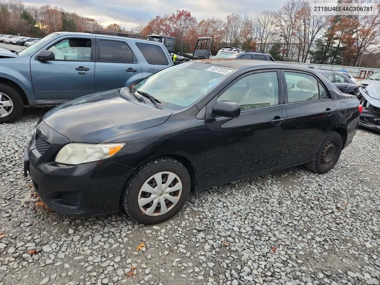 2T1BU4EE4AC306781 2010 Toyota Corolla Base
