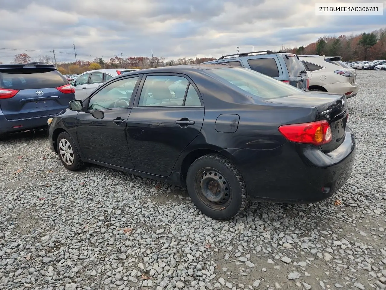 2T1BU4EE4AC306781 2010 Toyota Corolla Base