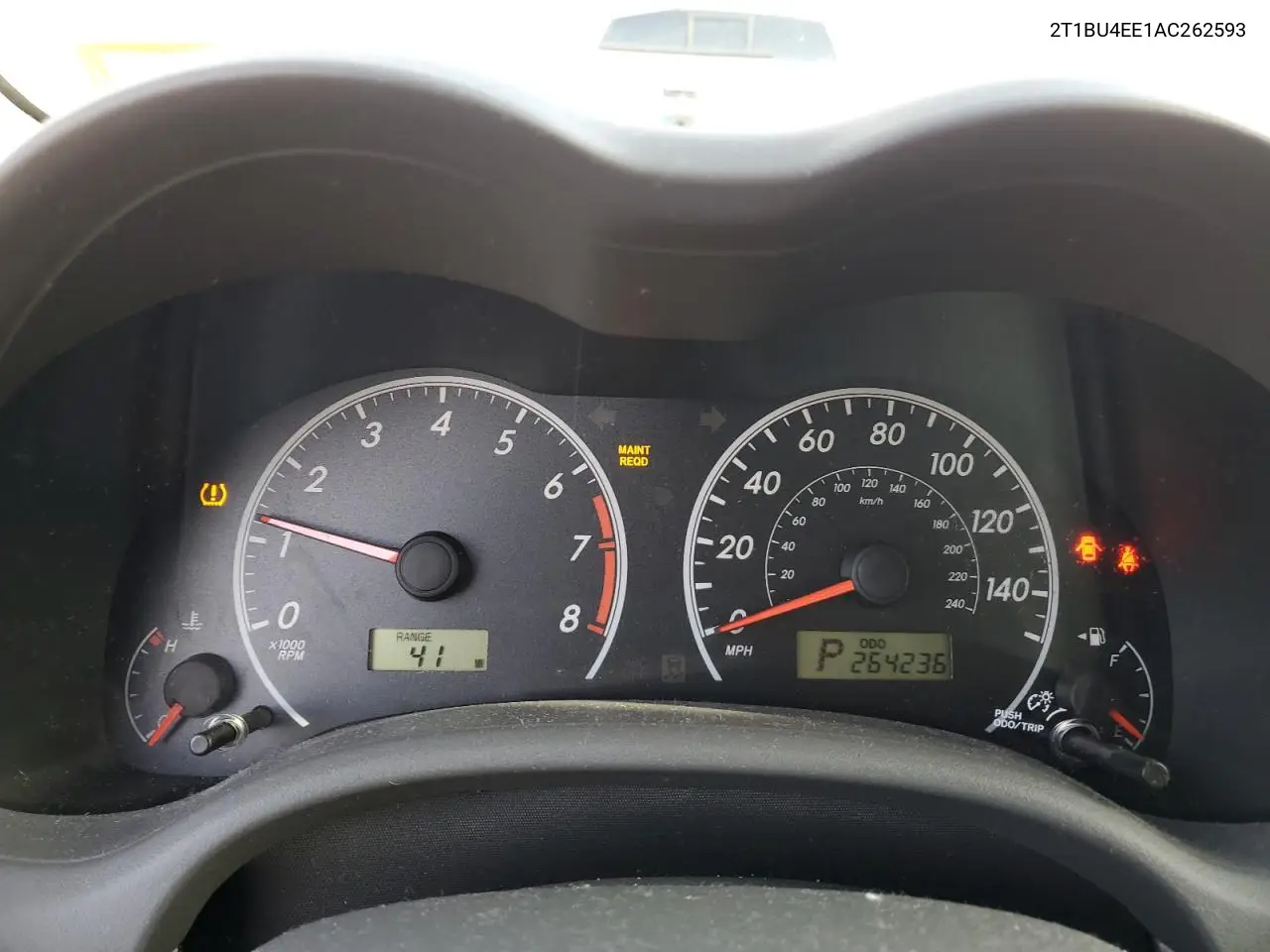 2T1BU4EE1AC262593 2010 Toyota Corolla Base